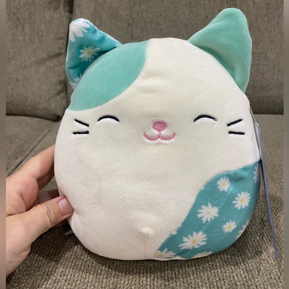 NWT Squishmallows Kelsa the cat 7.5 inches